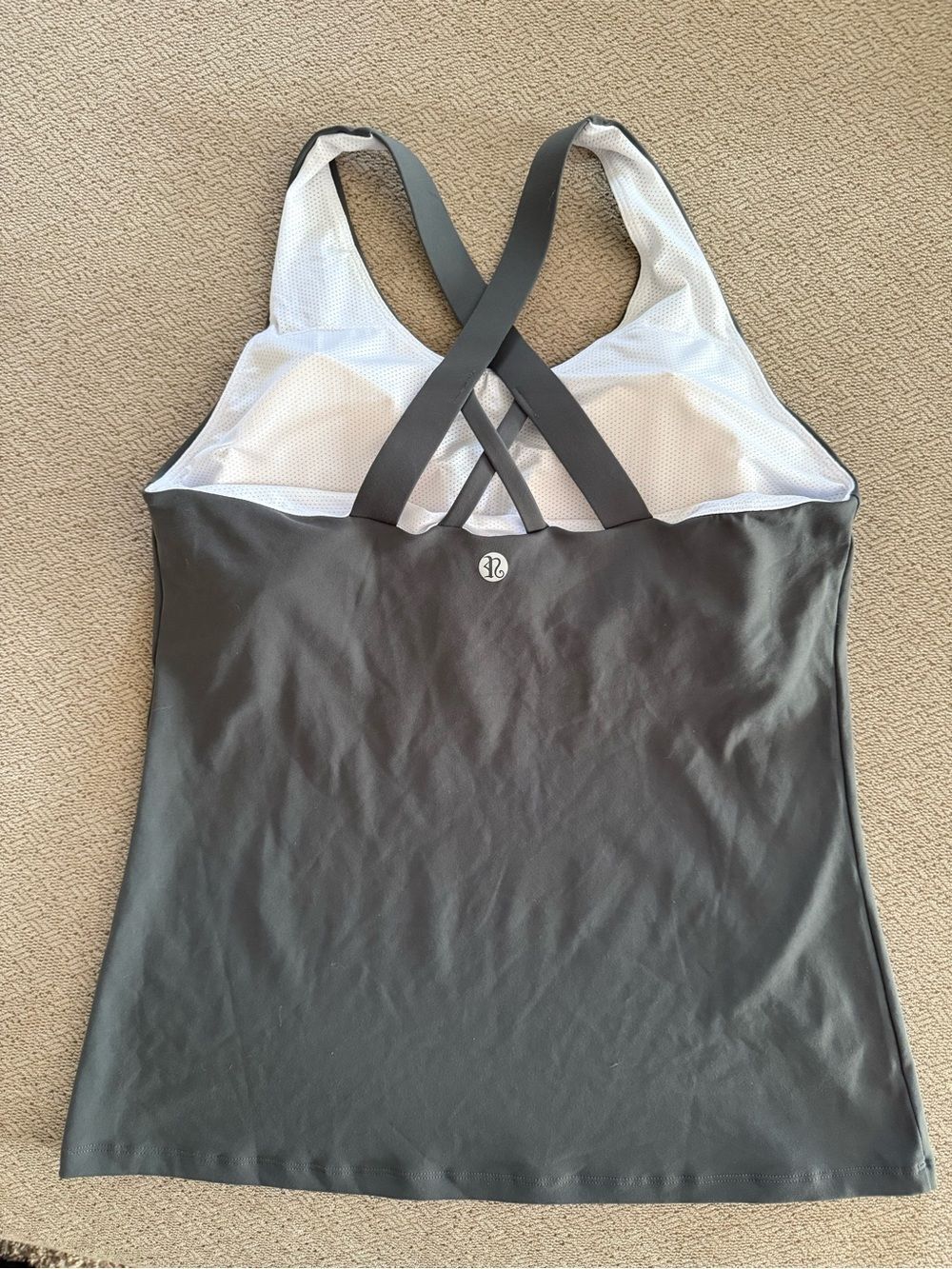 Running Girl Tank 2XL Grey